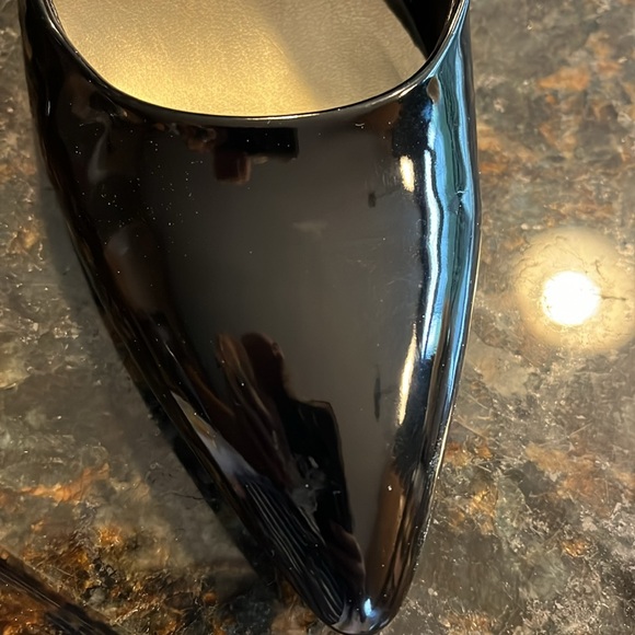 Nine West Facts 3 black patent pumps 7.5 like new- worn 1x 7.5 - Picture 9 of 9